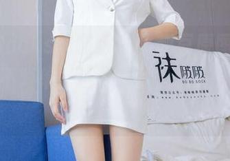 BoBoSocks袜啵啵 – 小甜豆原图，厚白丝真心不简单，这份轻薄恰恰好，真想再多看两分钟。