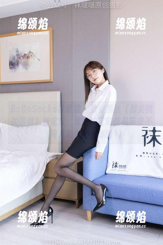 BoBoSocks袜啵啵-稚予 BoBoSocks袜啵啵 - 波点黑丝(脚尖微加固款)新定义:稚予的定制作品带来不同凡响的视觉体验