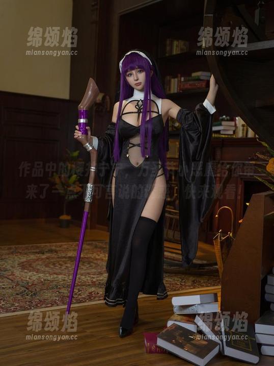 作品中的樱井宁宁，万圣节小恶魔给你带来了一点不可言说的诱惑，快来观看！